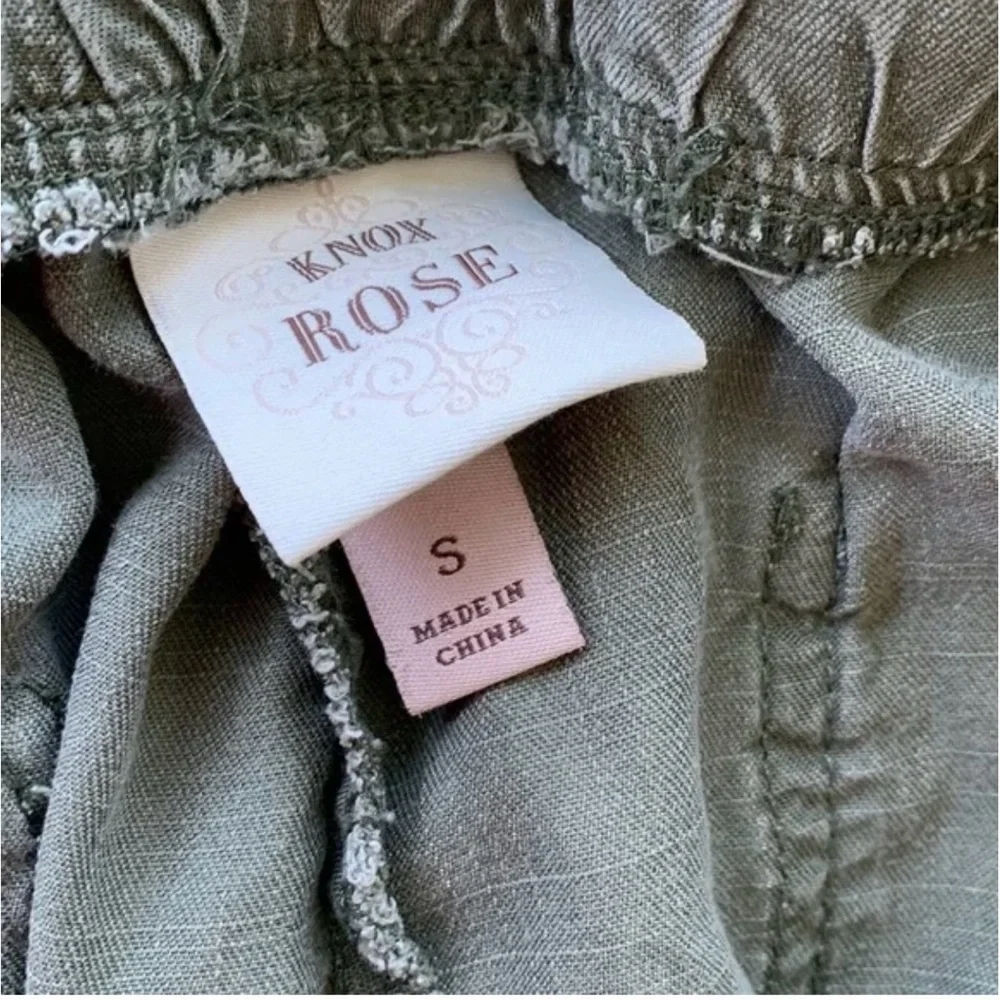 Olive Green Cargo Jogger Pants | Knox Rose | Sz Small - Picture 6 of 9